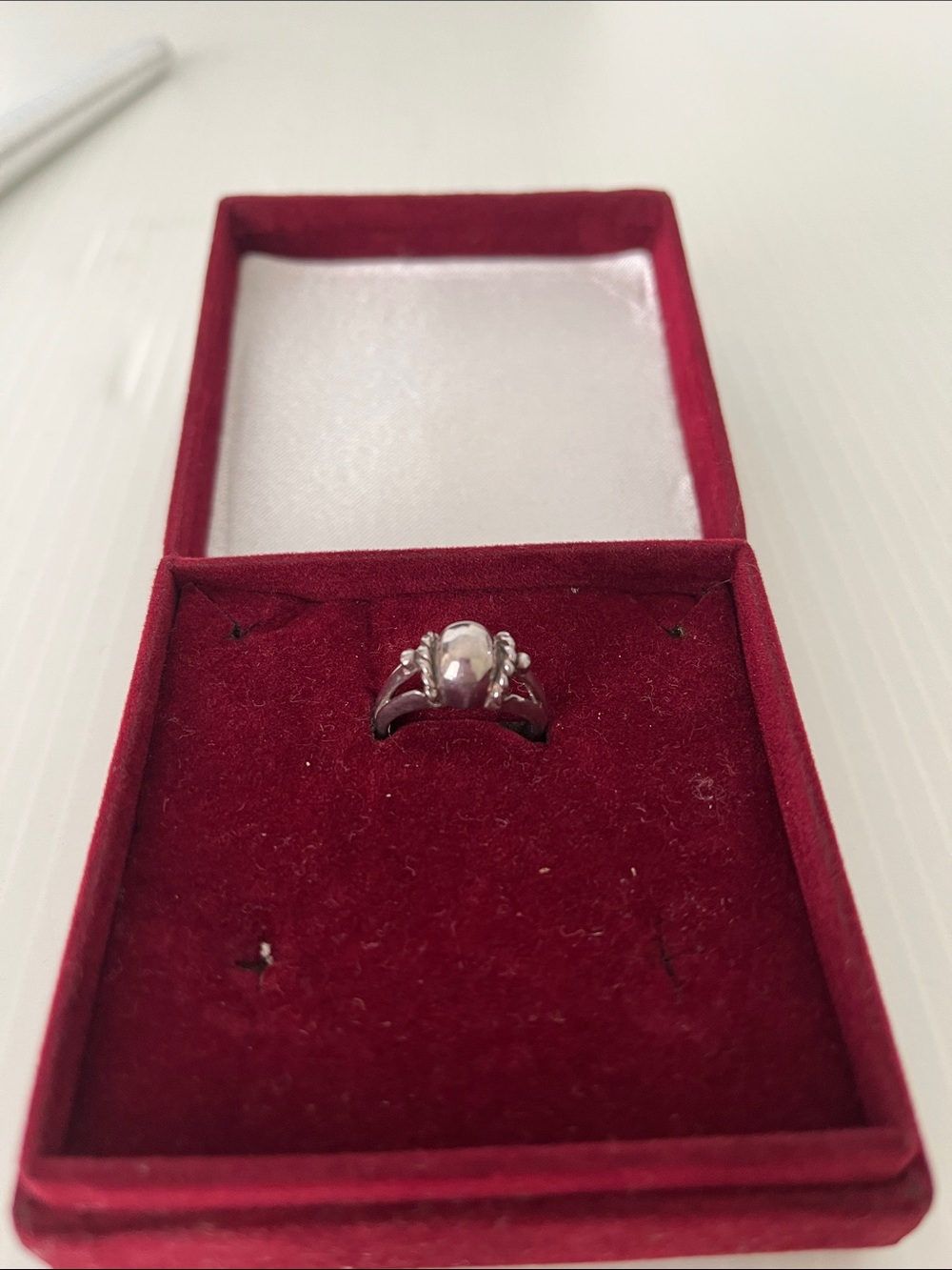 925 Vintage Sterling Silver  Ring Size 5.5
